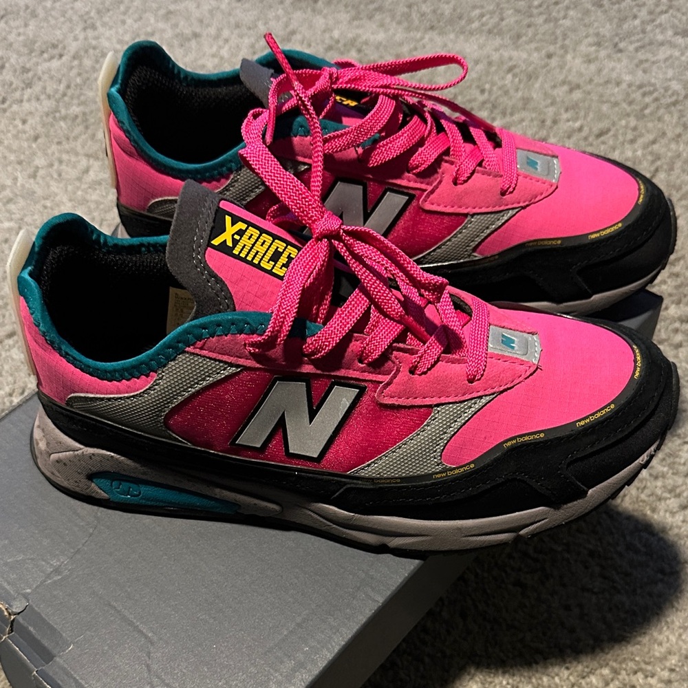New Balance Pink and Black Athletic Shoes